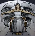 Anioł I - Muzeum aniołów w Jarkowie